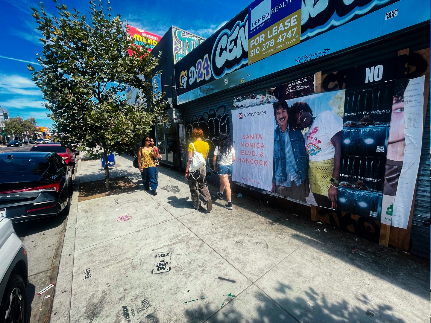 Melrose Ave wildposting campaign